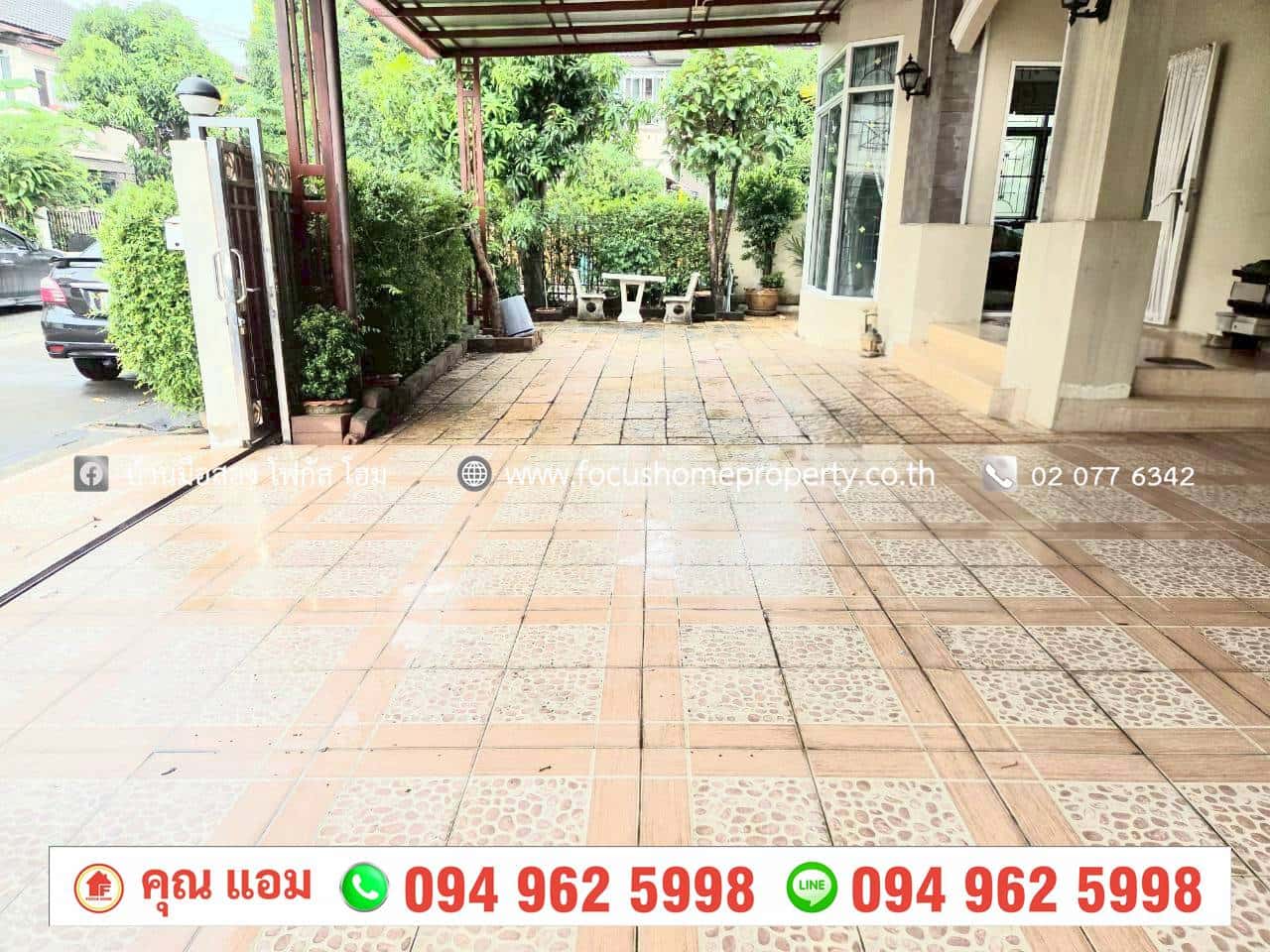 ขาย บ้านเดี่ยว หลังมุม หมู่บ้าน บ้านชิชากร-กาญจนาภิเษก บางใหญ่